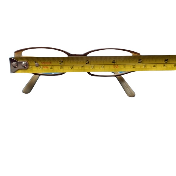 Vintage Norma Kamali brown and bone eyeglasses - Picture 5 of 16